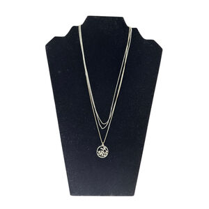 Women's Unbranded Silver Tone Tree of Life Layered Necklace